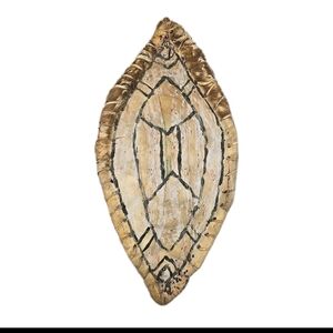 Authentic African Maasai Shield 20 inches Long x 9 1/2 inches Wide